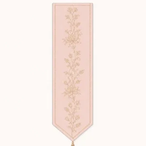 Blush Lotus Vine Table Runner