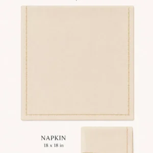 Ivory Élan Linen Napkin Set (Set of 4)