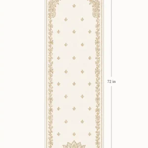 Ivory Lotus Heritage Table Runner