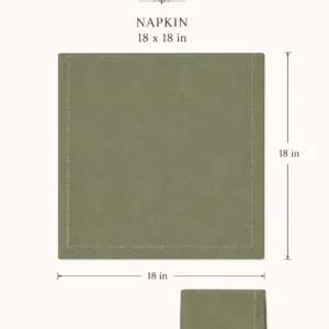 Sage Élan Italian Napkin Set (Set of 4)