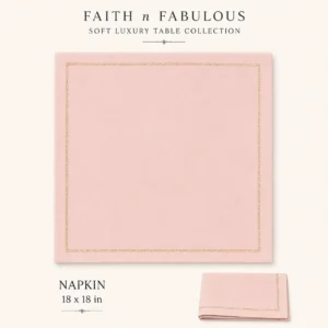 Blush Élan Italian Napkin Set (Set of 4)