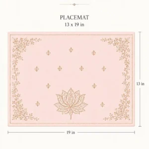 Blush Lotus Signature Placemat Set